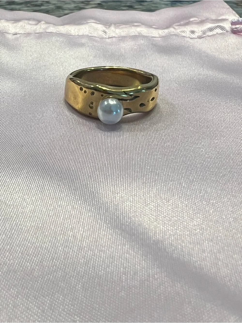 Louise Carter Gold Pearl Ring